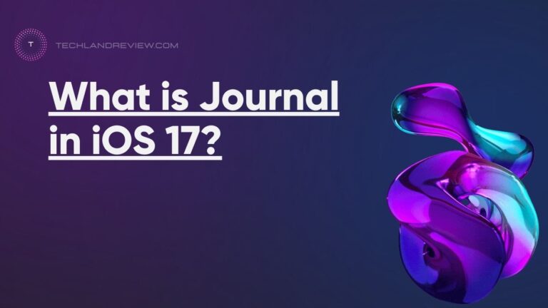 What is Journal in iOS 17?
